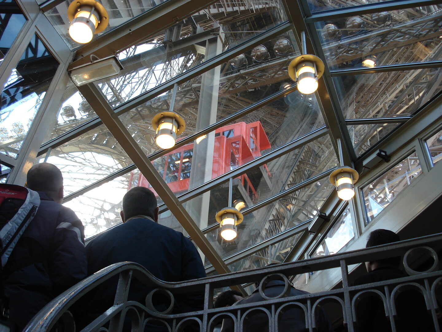 Eiffel Tower elevator shaft
