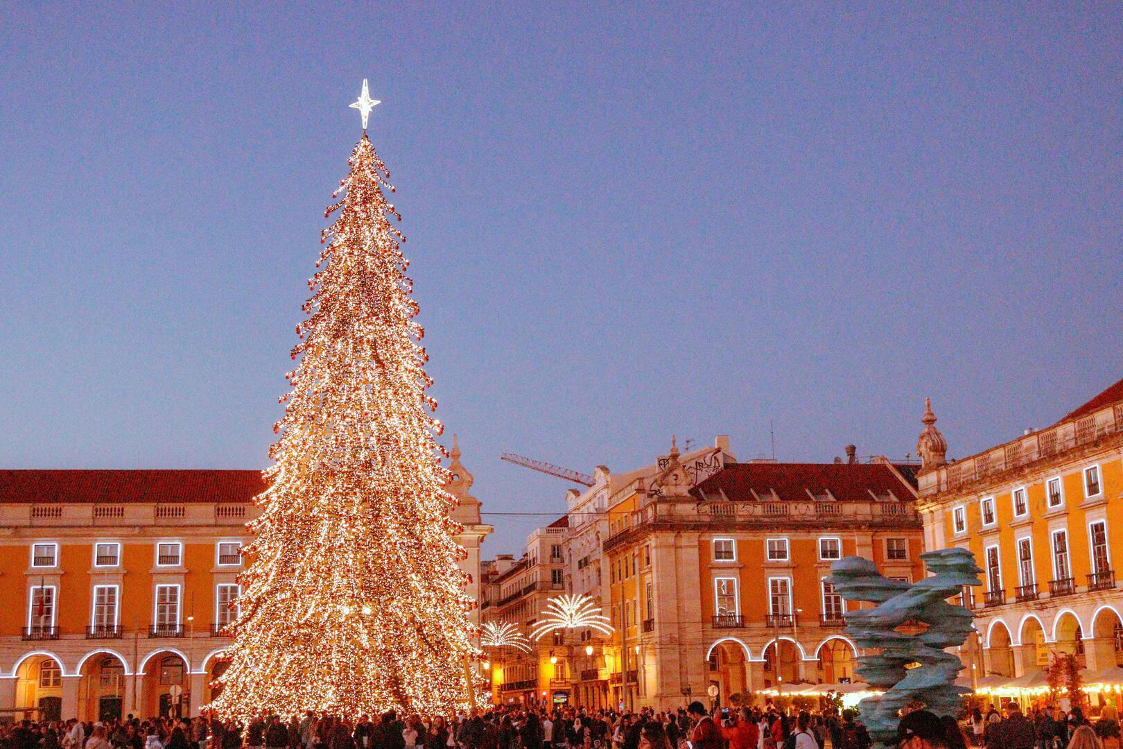Praça do Comércio at Christmas