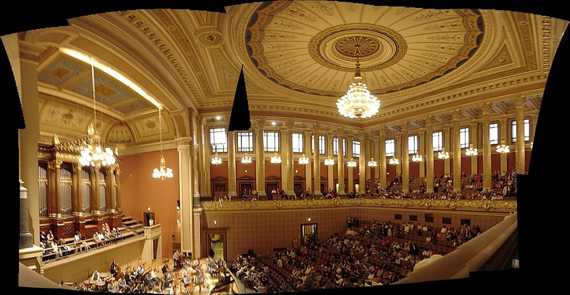 The neo-Renaissance Rudolfinum concert hall on the Vltava embankment, home of the Prague Spring Music Festival