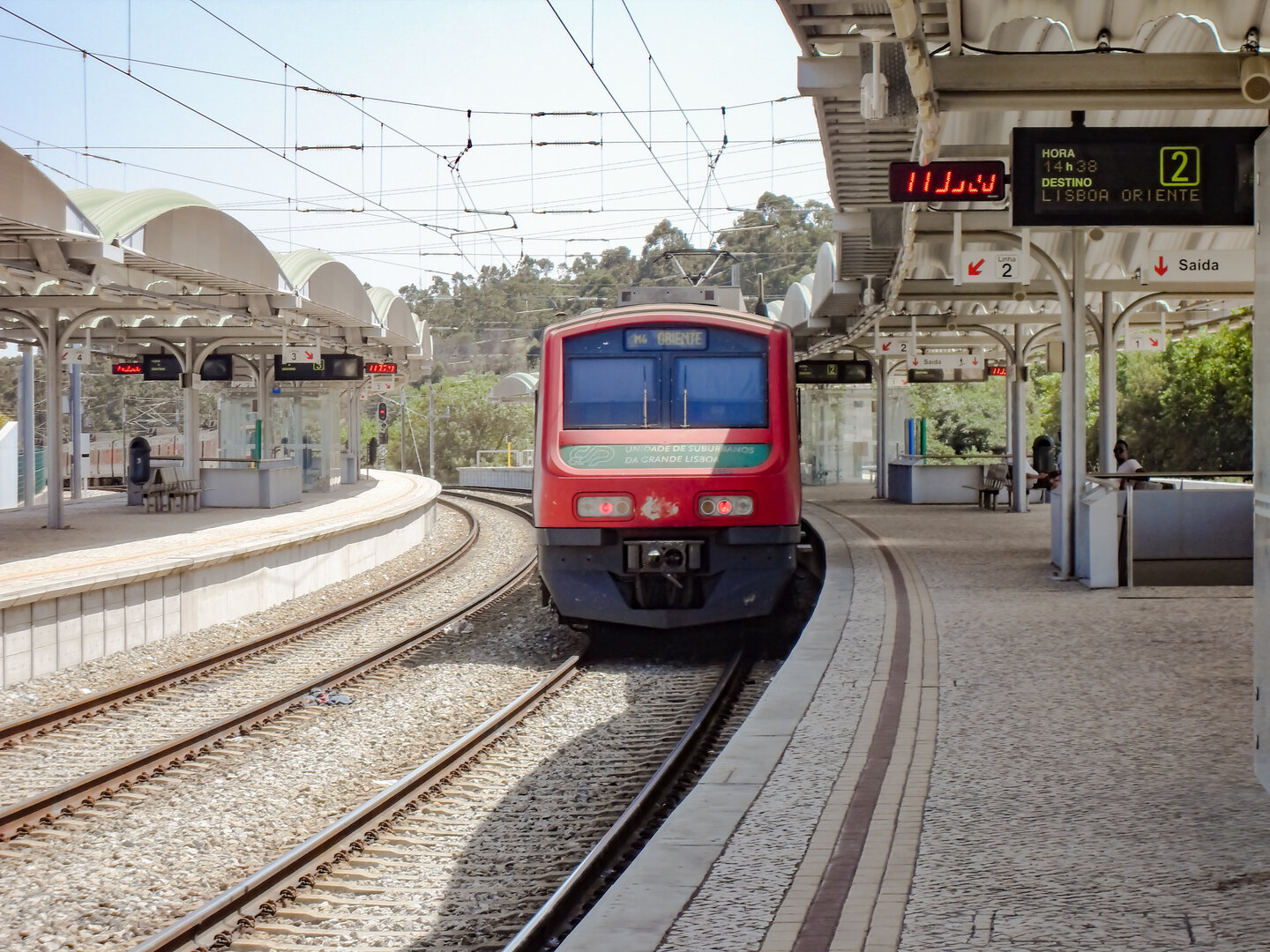 Sintra station in spring