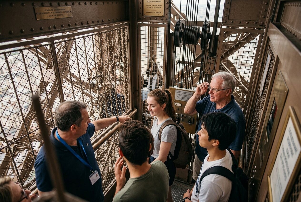 Eiffel Tower tour group