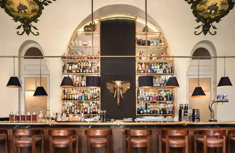 The Elephant Bar at Raffles Hotel Le Royal